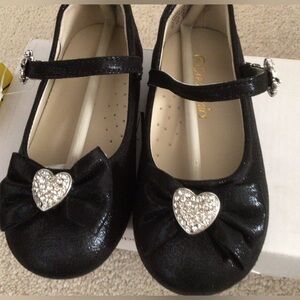 DREAM PAIRS KIDS- GIRLS BOW MARY JANE FLATS- BLACK TODDLER 8– NEW IN BOX
